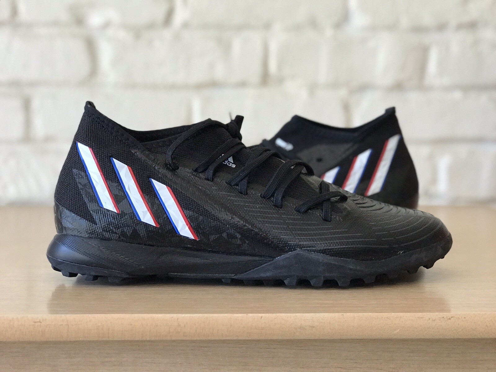 Adidas Predator Edge.3 TF GX2628 Black Men 12 Futsal Shoes Football Soccer Boots image 2
