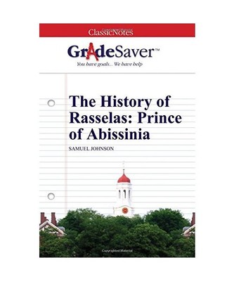 GradeSaver (TM) ClassicNotes: The History of Rasselas Prince of Abissinia, Akats
