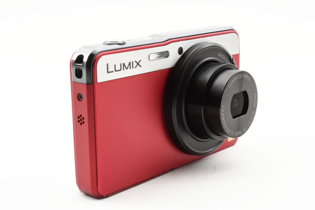 Panasonic Lumix DMC-XS3 Compact Digital Camera Red w/Battery