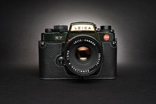 Genuine Real Leather Half Camera Case Bag Cover for Leica R7 R6 R6.2 R5 R4 R3