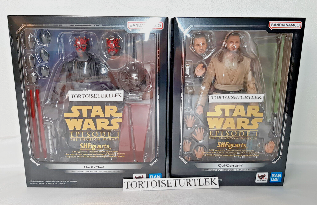S.H.Figuarts Qui-Gon Jinn & Darth Maul Set STAR WARS Phantom