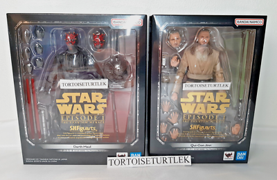 S.H.Figuarts Qui-Gon Jinn & Darth Maul Set STAR WARS Phantom