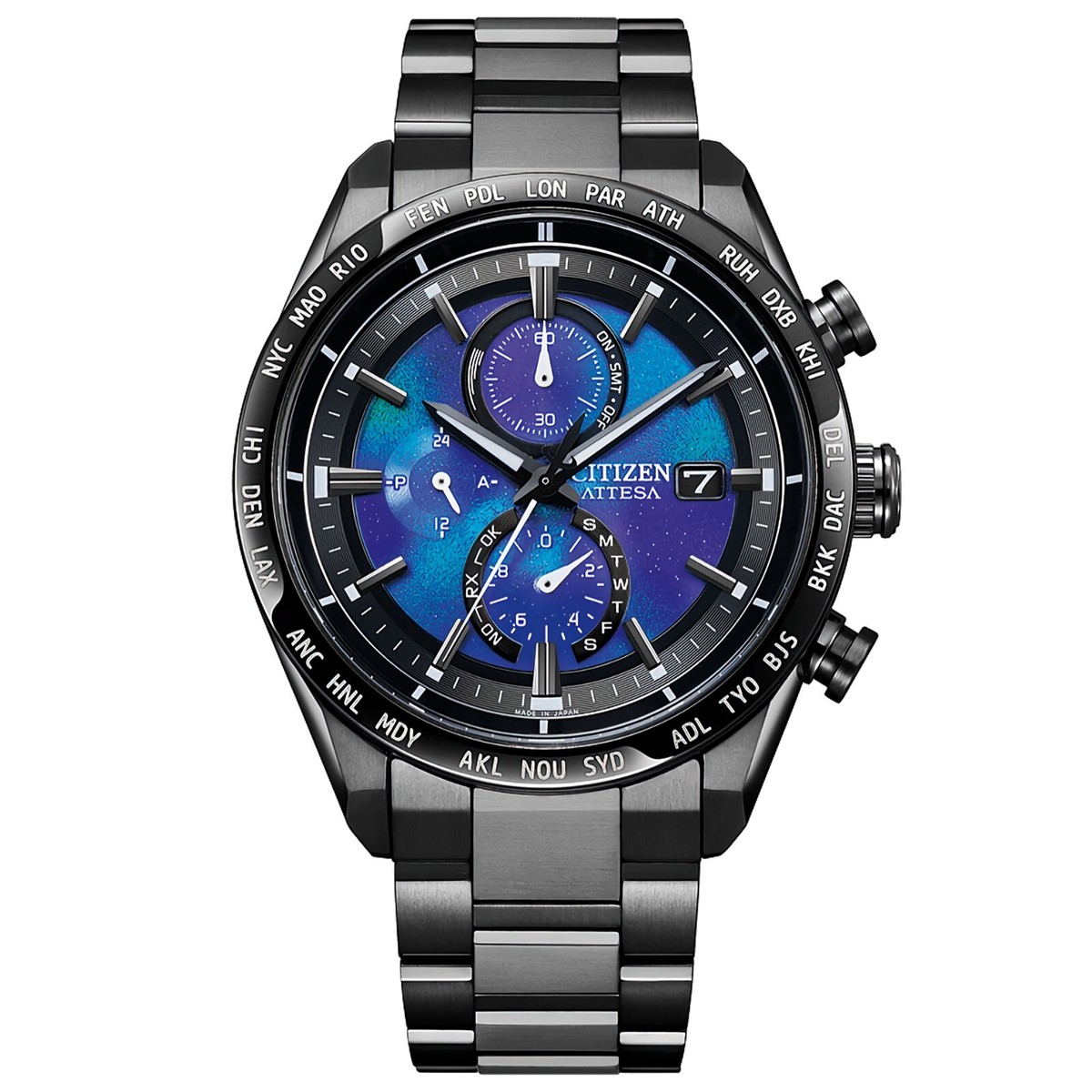 CITIZEN ATTESA AT8285-68Z HAKUTO-R Purple Dial Titanium CITIZEN ATTESA AT8285-68Z HAKUTO-R Purple Dial Titanium