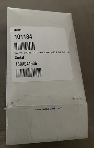 Springless diaphragm, VALVE 1/4 TURN LKG 3045 PSIG OP, 6LVV-DPHBW4-P1-O Swagelok - Afbeelding 4 van 11