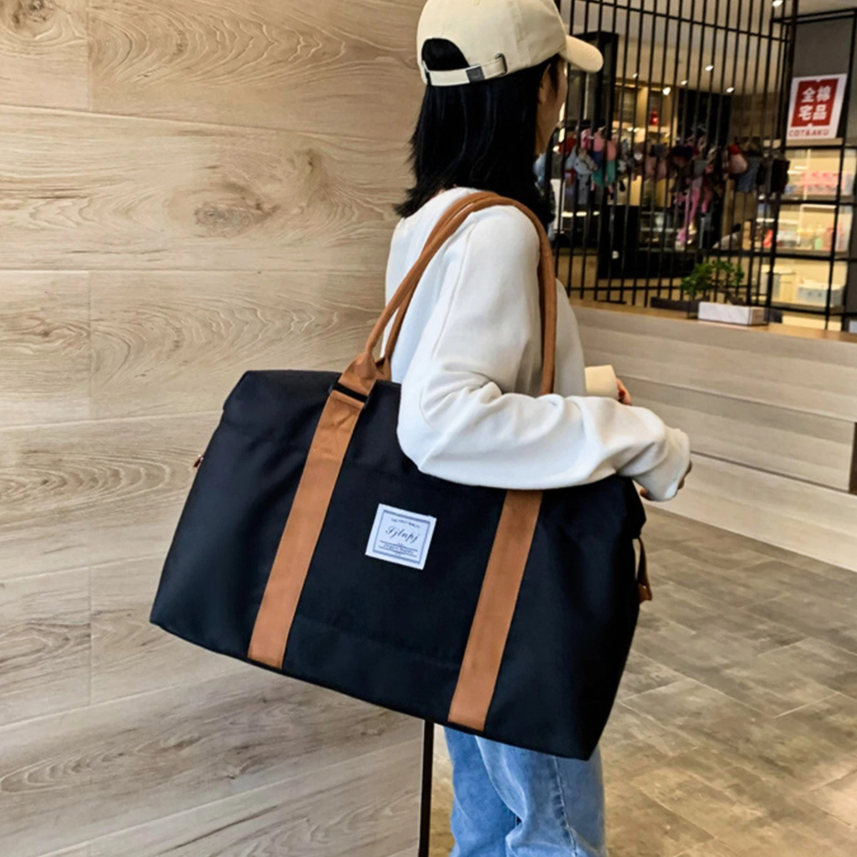 Oxford fabric shop bag