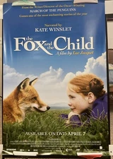 FOX AND THE CHILD - Dvd Promo MOVIE POSTER 27 X 40 Store Stock Never Used