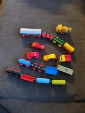 Wooden Train Set Toy Trains Lot