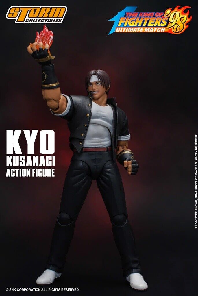 Action Figure Kyo Kusanagi 7: The King Of Fighters '98 - Boneco