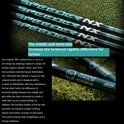 Fujikura Speeder NX Green DR Shaft Uncut 46inch Japan Model Choose