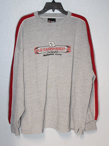Vintage Dale Earnhardt BUDWEISER Sweatshirt Men XL Crewneck NASCAR Racing 90s