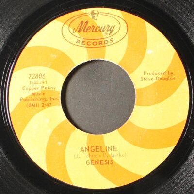 GENESIS: angeline / suzanne MERCURY 7'' Single 45 RPM