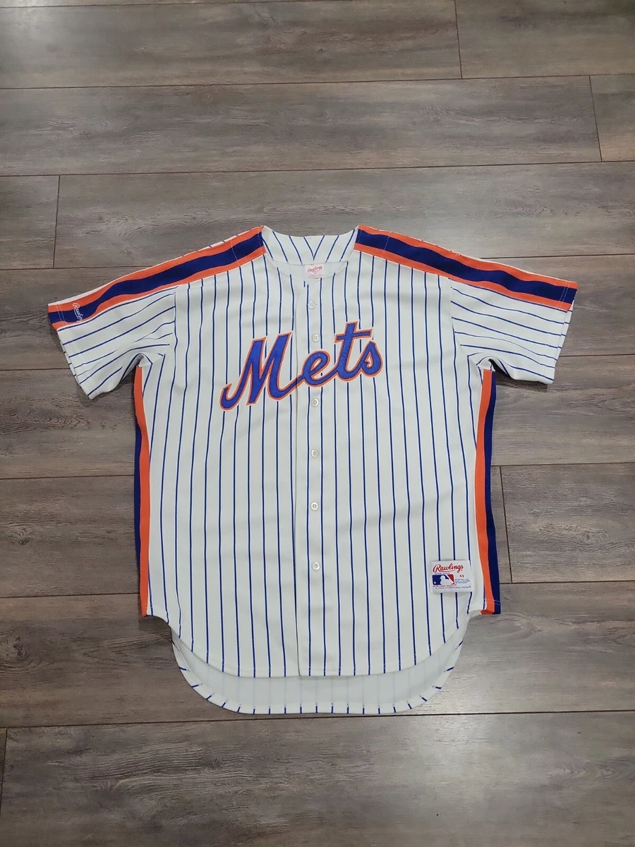 RARE! AUTHENTIC VINTAGE NY METS JERSEY 48 XL 80S RAWLINGS BASEBALL BLANK