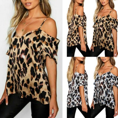 cold shoulder t shirt tops
