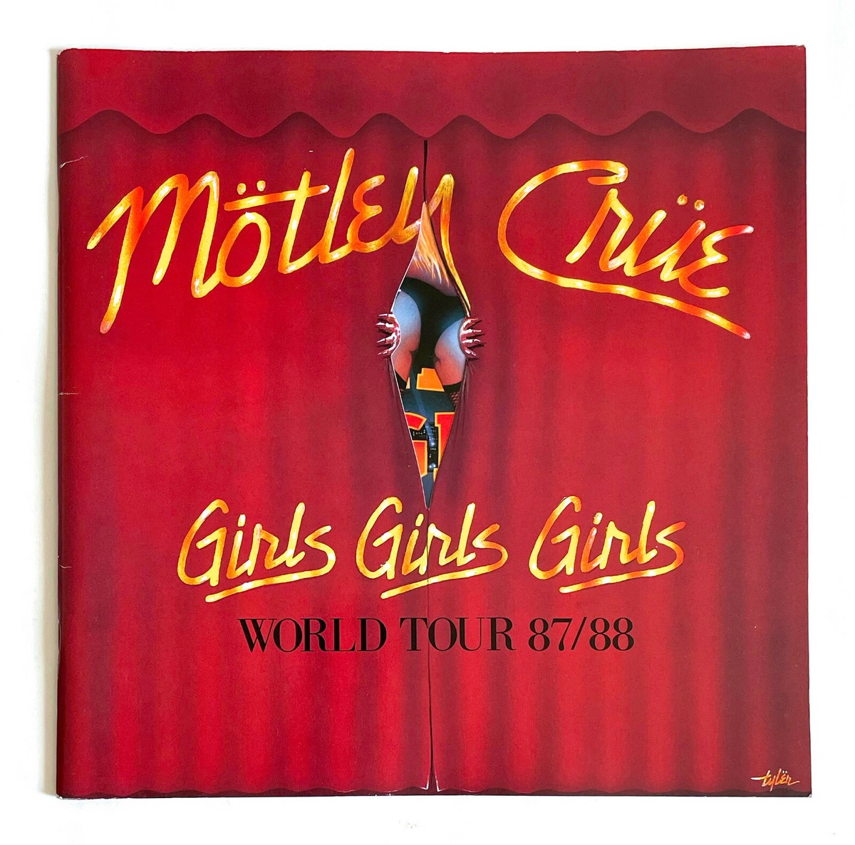 MOTLEY CRUE GIRLS GIRLS GIRLS WORLD TOUR 87/88 JAPAN PROGRAM BOOK