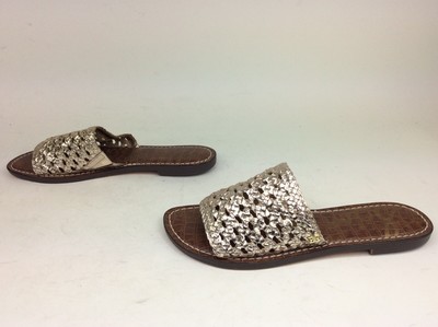 genovia woven slide sandal