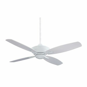 52 White Ceiling Fan With Remote Control       : Monte Carlo Fans Clarity 52-inch LED Matte White Ceiling ... / Kichler rana 60 3 blade indoor / outdoor ceiling fan with blades, led light kit and wall control.