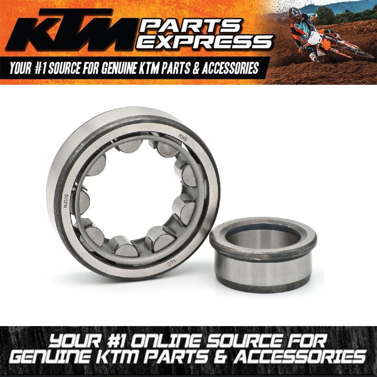 OEM KTM CYLINDER ROLLER BEARING NJ 306 C3 250 300 400 620 625 640