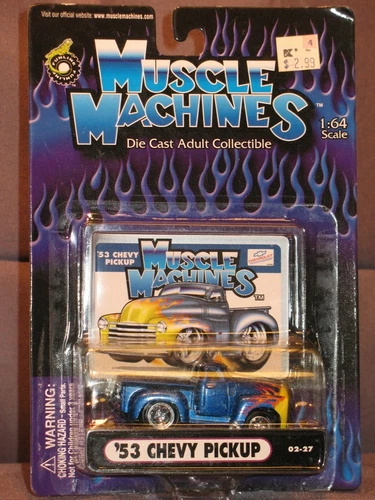 Muscle Machines 1:64 Diecast '53 Chevy Pickup 02-27 New in Package