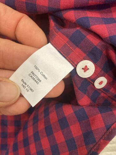J Crew Button Down Shirt Mens Size Large 100% Cotton - Picture 4 of 4