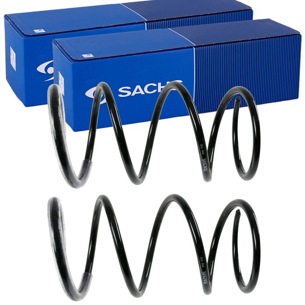 2X Sachs Fahrwerksfedern Vorne Passend FÜR Nissan X-TRAIL Links+Rechts-image
