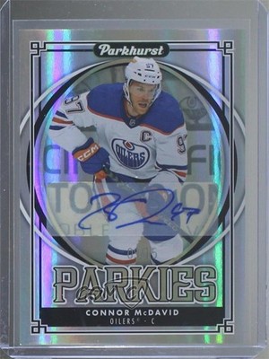 2023 Upper Deck Parkhurst Parkies Gold Achievement 9/15 Connor McDavid Auto 0zi5