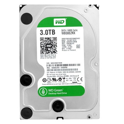 Festplatte WD 3TB SATA III WD30EZRX GREEN 64MB 5400Rpm 3,5''