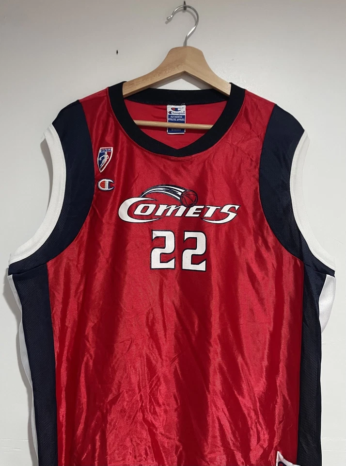 Vintage 90s #22 Sheryl Swoopes Houston Comets WNBA Jersey Size XL Rare - Image 2 of 4
