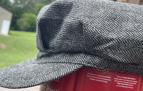 SOMBRERO NEWSBOY GORRA ESPIGA CON BILLETE - Imagen 3 de 5