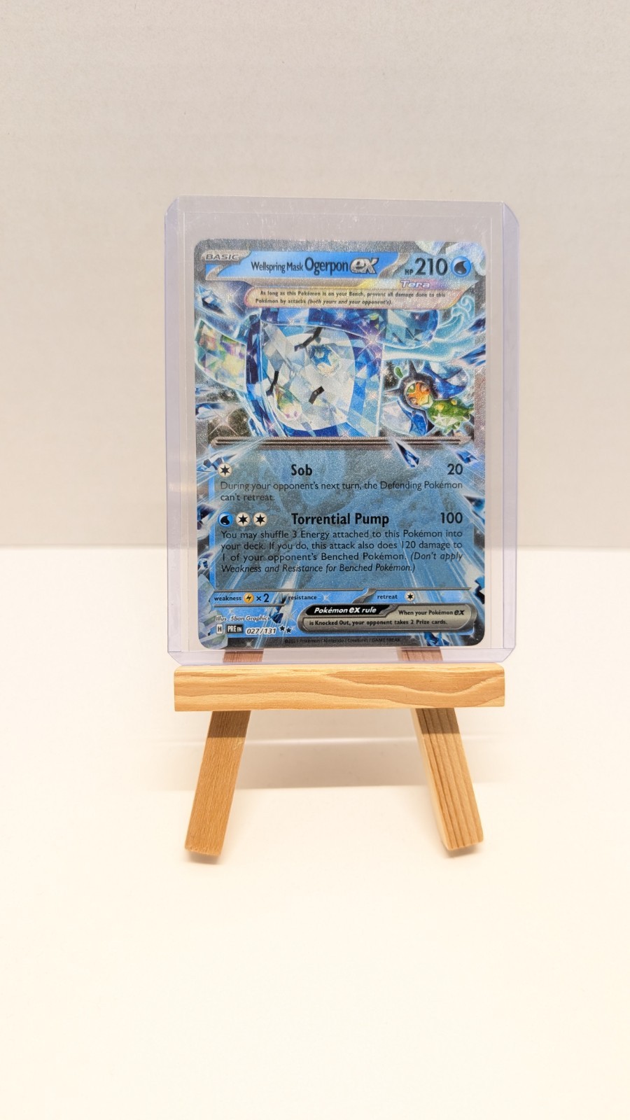 Pokémon TCG, Wellspring Mask Ogerpon Ex 027/131 - Prismatic Evolutions