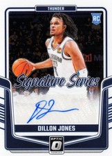 2024-25 Panini Donruss Optic DILLON JONES RC ROOKIE AUTO Signature Series Thunde