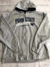 Penn State Nittany Lions Hoodie Sweatshirt Mens 2XL Gray NCAA Football Pro Edge