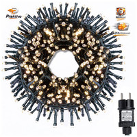 Led-Cluster-Lichterkette 300LED Warmweiß Strombetrieb Deko Innen AußEn Garten