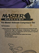Master Airbrush G233 Performance Pro Kit with Hose Included, silver