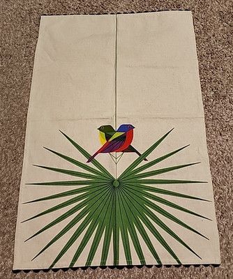 Charley Harper Flamboyant Feathers Dishtowel by Todd Oldham 28'' x 20''