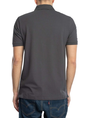 Lyle & Scott de los hombres Camisa polo superfina, Gris - Imagen 3 de 5
