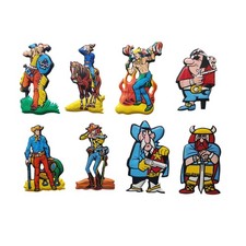 *HH* Plasteco Mio Locatelli Formaggino West Pirata Sceriffo Formaggini Lotto 8