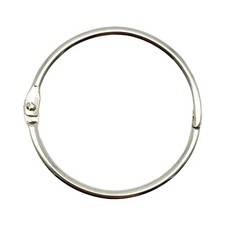 2 Inch 15 Pack Loose Leaf Binder Book Rings, with Metal Nickel Plated for K...