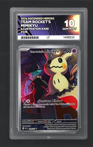 Pokémon TCG Team Rocket's Mimikyu 238/217 Ascended Heroes IR Foil ACE 10