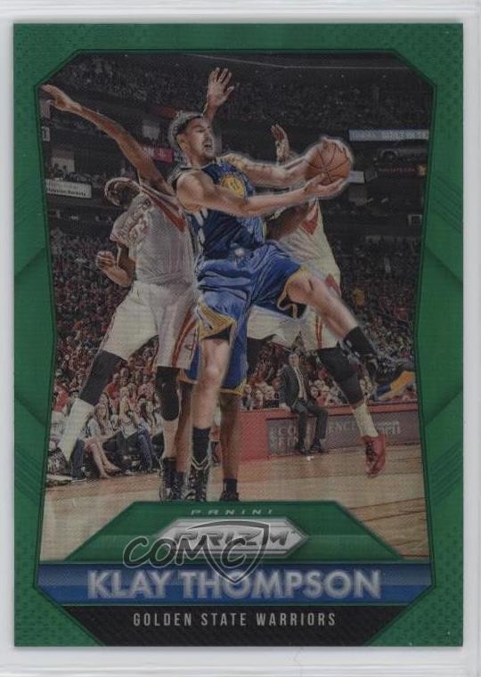 2015-16 Panini Prizm Green Prizm Klay Thompson #180 0p31