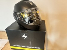 Casco Modulare Scorpion EXO-TECH EVO, Taglia S - Nero Opaco