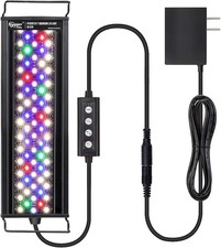 hygger Fish Aquarium LED Light, 14W 24/7 Lighting Sunrise-Daylight-Moonlight Mod
