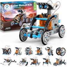 12-in-1 Solar Robot Building Kit - STEM Educational Toy for Kids 8-13, DIY Scien