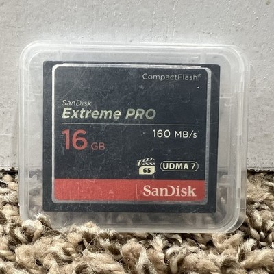 SanDisk Extreme Pro 16GB CompactFlash CF Card 160MB/s
