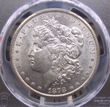 1878 "CC" Morgan SILVER Dollar $1 PCGS AU58 #017 About Uncirculated ECC&C, Inc.