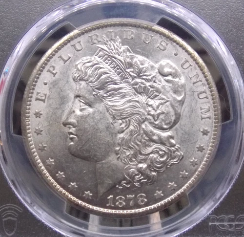 1878 "CC" Morgan SILVER Dollar $1 PCGS AU58 #017 About Uncirculated ECC&C, Inc.