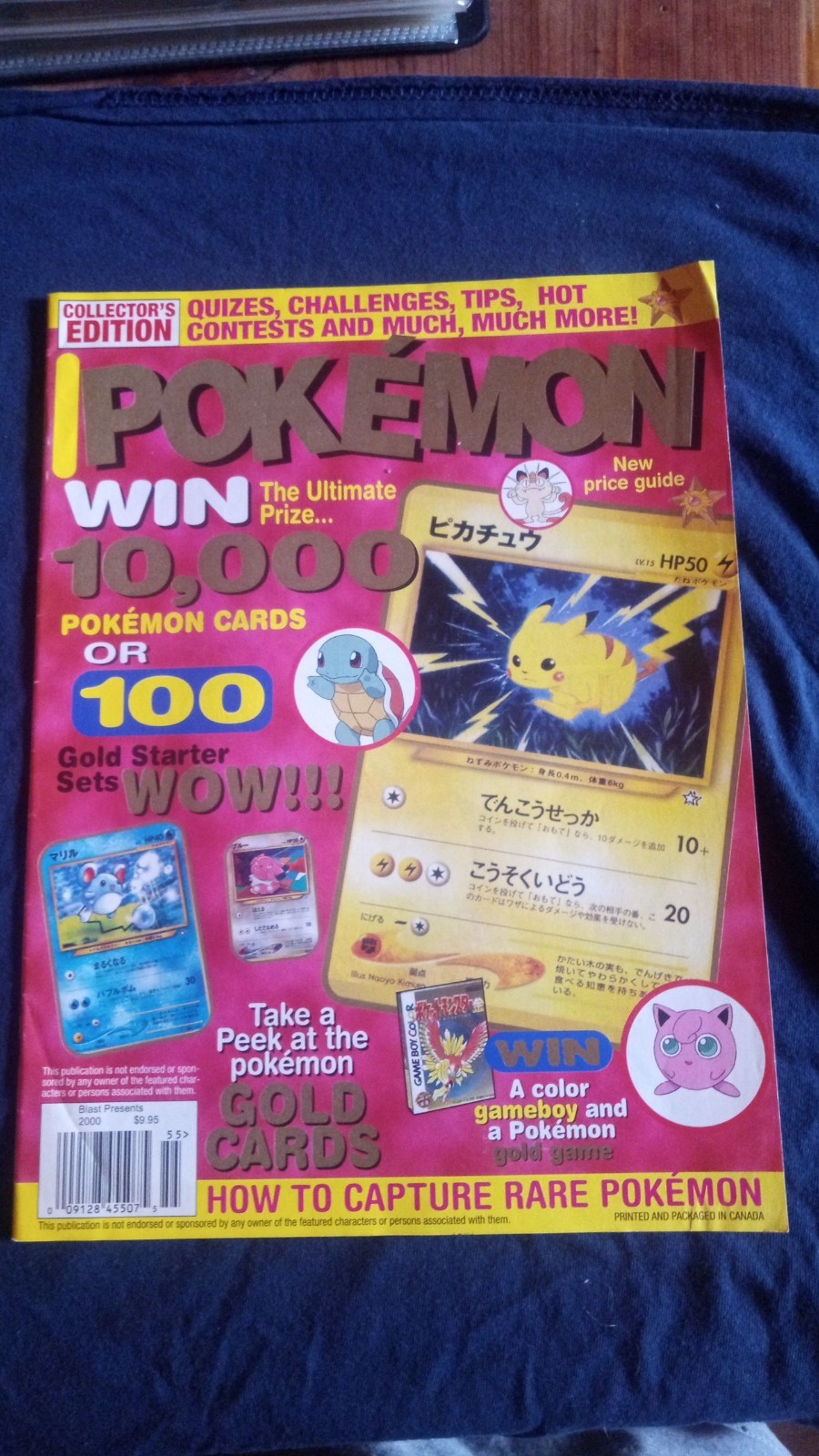 Pokémon Collector's Edition May 2000 Illustrated Magazine – Trading Cards