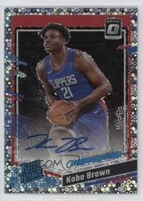 2023-24 Panini Donruss Optic Fast Break Holo Prizm Kobe Brown #284 Auto 0m89