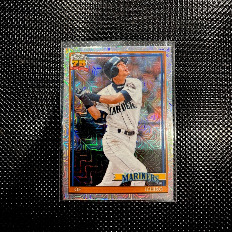 Topps 2025 Series 1 Ichiro Suzuki Mariners Chrome Insert #T90C-93