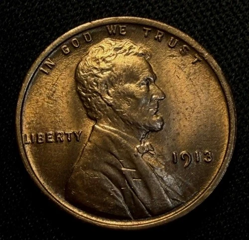 Choice Uncirculated Red 1913 Philadelphia Lincoln Wheat cent BLAZER no reserve