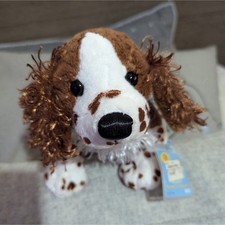 GANZ Webkinz Springer Spaniel Plush Dog HM170 Stuffed Animal Toy